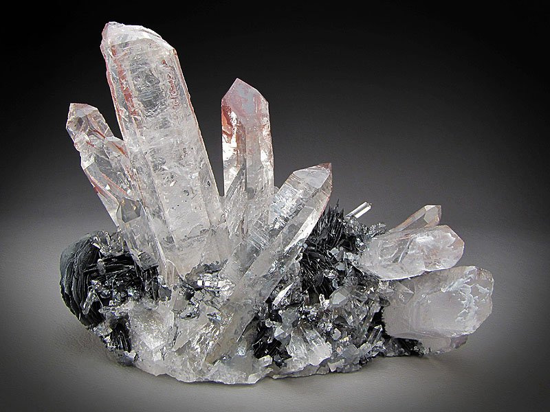 Quartz-and-Hematite-Crystals